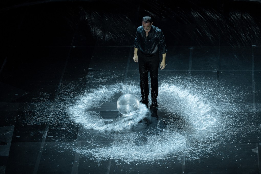 Acclaimed Greek choreographer Dimitris Papaioannou performs in his water-soaked dance show Ink, which will be presented at Hong Kong’s New Vision Arts Festival. Photo: Julian Mommert