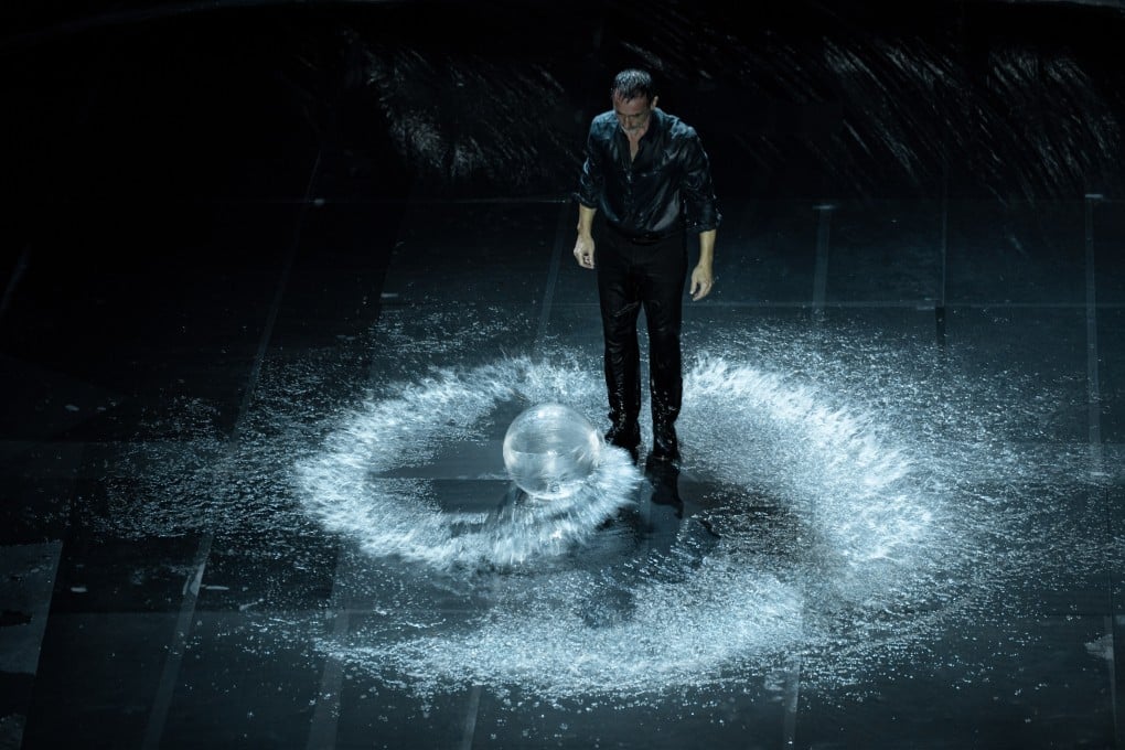 Acclaimed Greek choreographer Dimitris Papaioannou performs in his water-soaked dance show Ink, which will be presented at Hong Kong’s New Vision Arts Festival. Photo: Julian Mommert