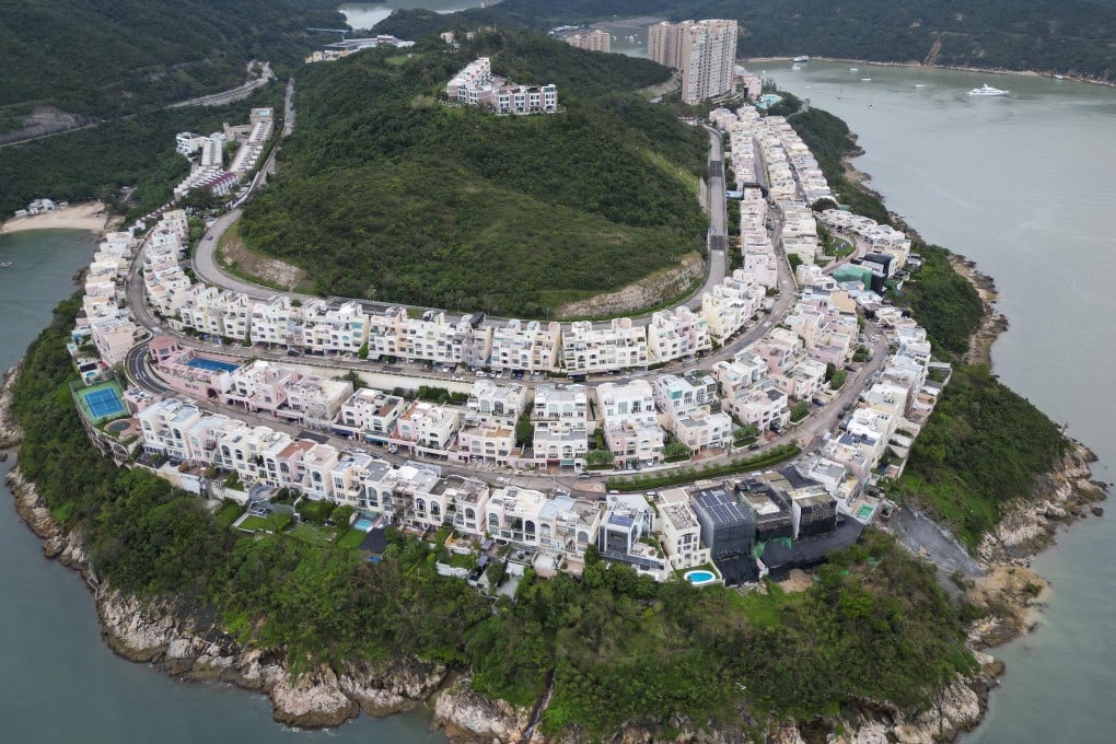 The downpour exposed unauthorised structures at the Redhill Peninsula in Tai Tam. Photo: Dickson Lee