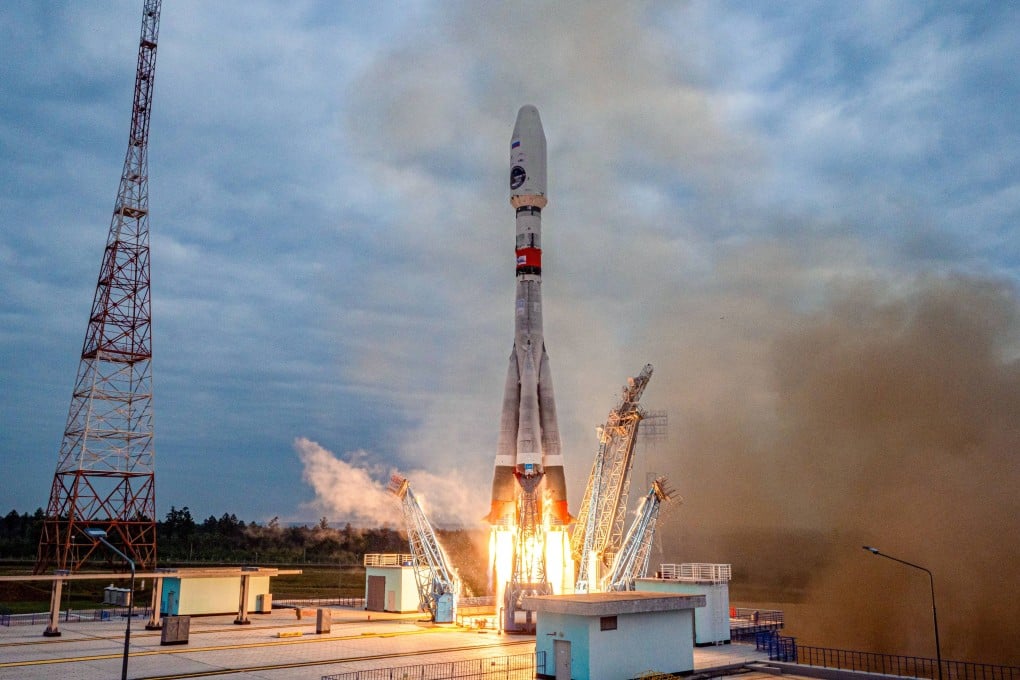 The Luna-25 takes off on its doomed mission in August, from the Vostochny Cosmodrome in Russia’s far-eastern Amur region. Photo: TNS