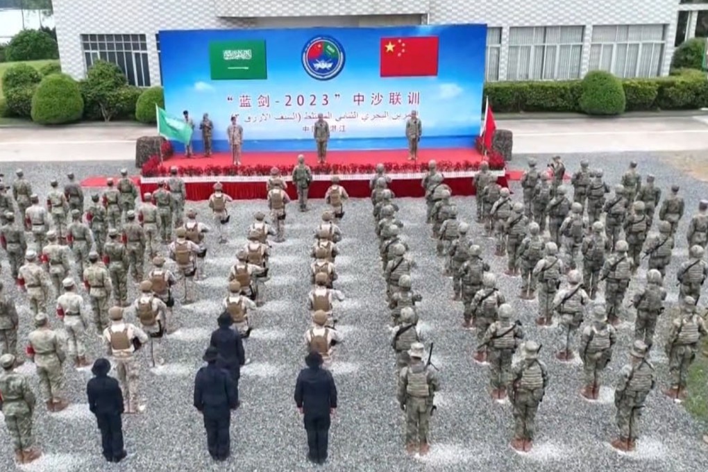 China and Saudi Arabia kicked off a joint naval exercise on Monday, focusing on overseas maritime counterterrorism operations, according to Chinese state-owned media. Photo: CCTV