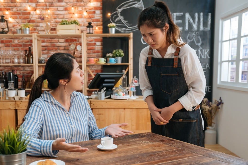 A recent meal in a very busy Hong Kong restaurant with overwhelmed staff meant dishes taking too long to arrive, mistakes on bills, and a whole range of reactions from frustrated diners, from calm to complete Karen. Photo: Shutterstock