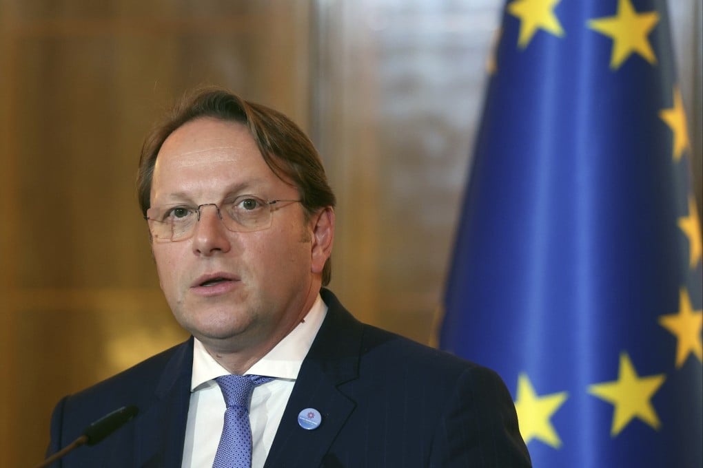 EU Commissioner Oliver Varhelyi. Photo: AP