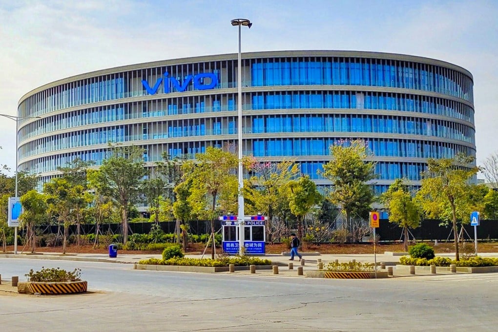 Vivo headquarters in Dongguan. Four of the Chinese phone makers executives have been arrested in India over money laundering
Photo: Facebook