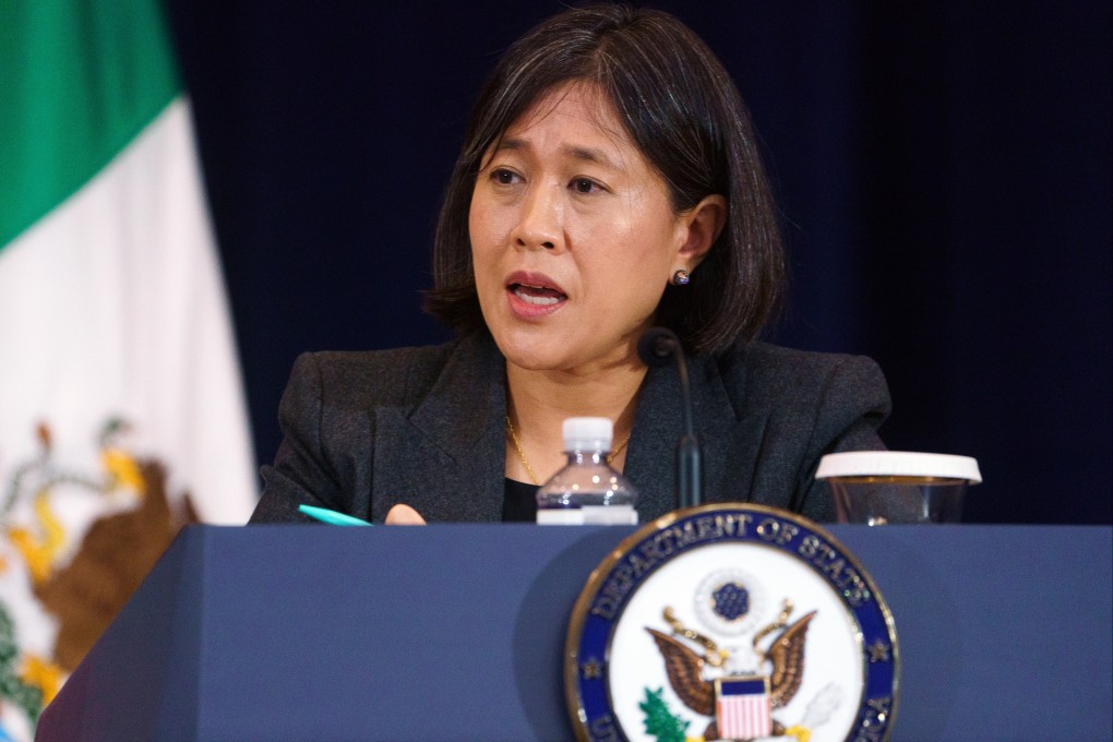 US Trade Representative Katherine Tai says her agency is reviewing public comments on the additional tariffs on Chinese imports. Photo: EPA-EFE