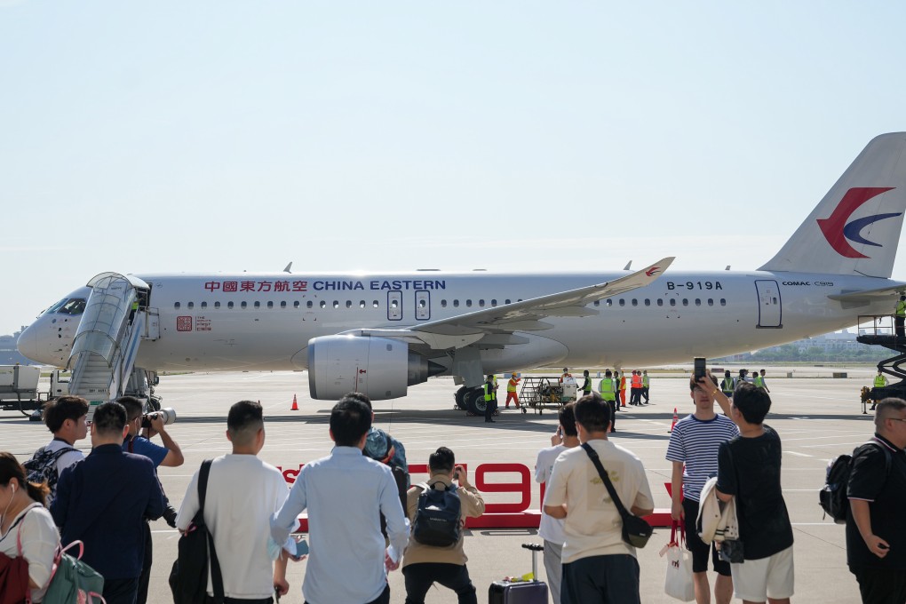 China has issued a document laying out its vision for the country’s future in ‘green aviation’, with the domestic NEV industry and home-grown C919 plane as examples to follow. Photo: Xinhua