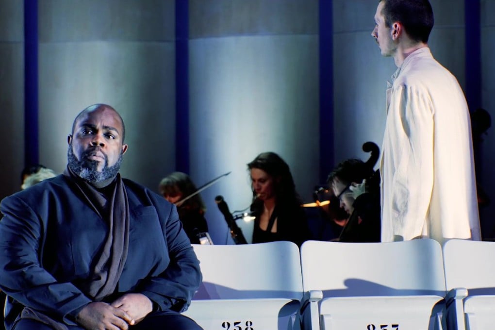 Renowned American countertenor Reginald Mobley performs the role of Jesus Christ in Bach im Theater: St John Passion, a reinterpretation of Johann Sebastian Bach’s choral masterpiece that is being presented at Hong Kong’s New Vision Arts Festival.