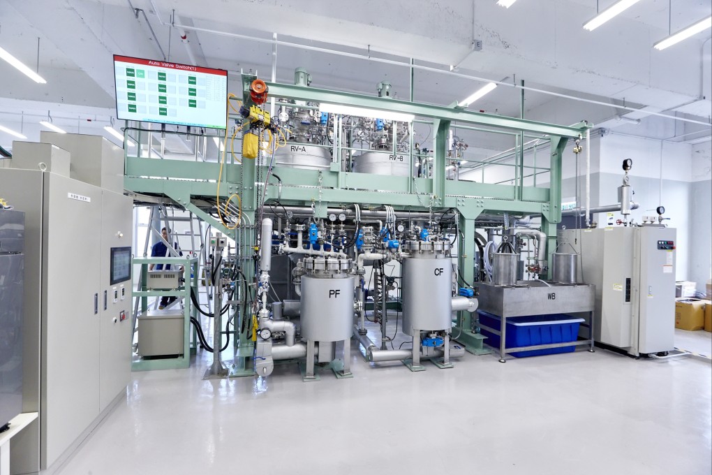 Hong Kong’s first pre-industrial sized green machine system was installed in a factory in Tai Po in September 2018. Photo: Handout