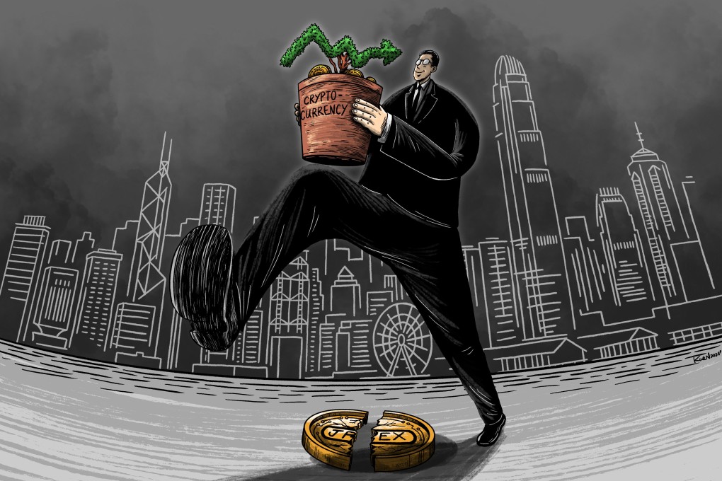 Hong Kong has big dreams for its cryptocurrency and Web3 industry, but a new regulatory regime is off to a slow start as the city struggles to attract foreign business. Illustration: Lau Ka-kuen