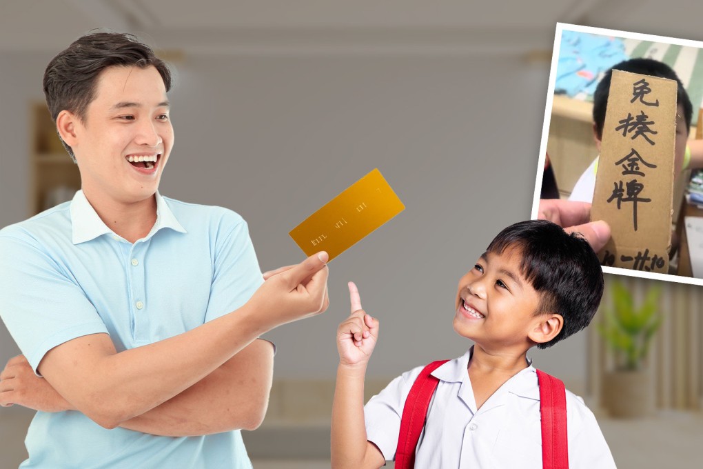 A father in China has caused a fierce online debate about corporal punishment after he “rewarded” his son for a good exam performance by granting him a month-long exemption from beatings. Photo: SCMP composite/Shutterstock/Weibo