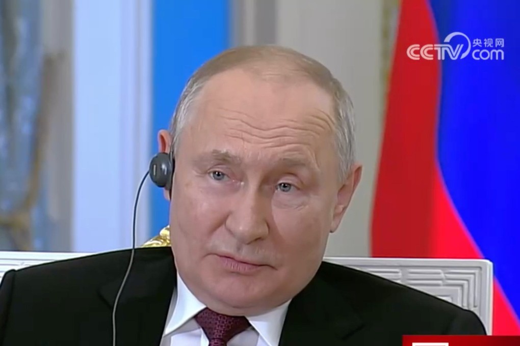 Russian President Vladimir Putin told the Chinese state broadcaster that “no one imposes anything on others” under Beijing’s belt and road plan. Photo: CCTV