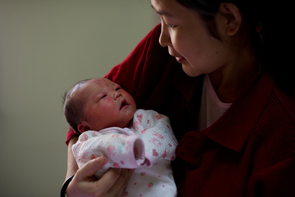 The average age at which women give birth is rising in China and across the developed world. Photo: AFP