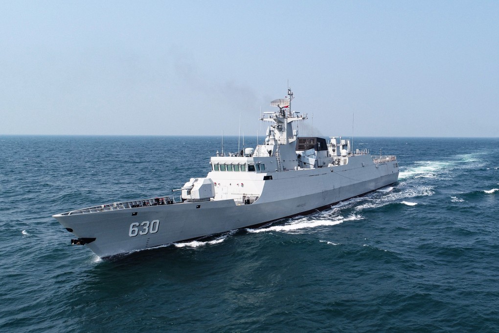 A Chinese People’s Liberation Army Navy vessel pictured in the South China Sea. Manila’s armed forces chief said a Chinese naval vessel had cut in front of a Philippine ship that was on a resupply mission on Friday. Photo: Xinhua