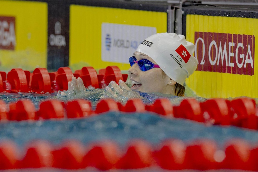 Siobhan Haughey came away with two victories in the weekend’s World Cup event in Athens. Photo: Twitter/@WorldAquatics
