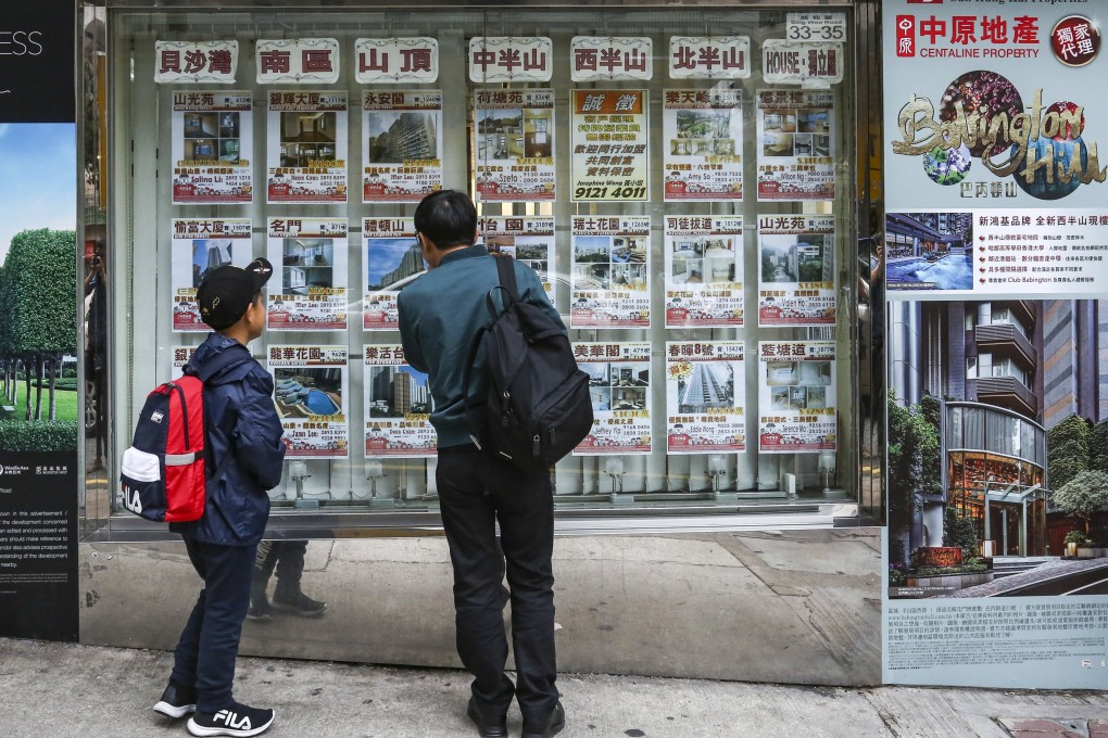 A branch of Centaline Property Agency in Happy Valley on 8 March 2019. Photo: Jonathan Wong