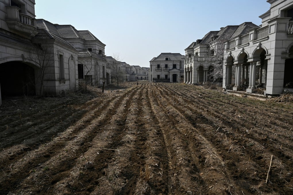 A persistent downturn in China’s property market is expected to keep pressure on economic growth in the coming months. Photo: AFP