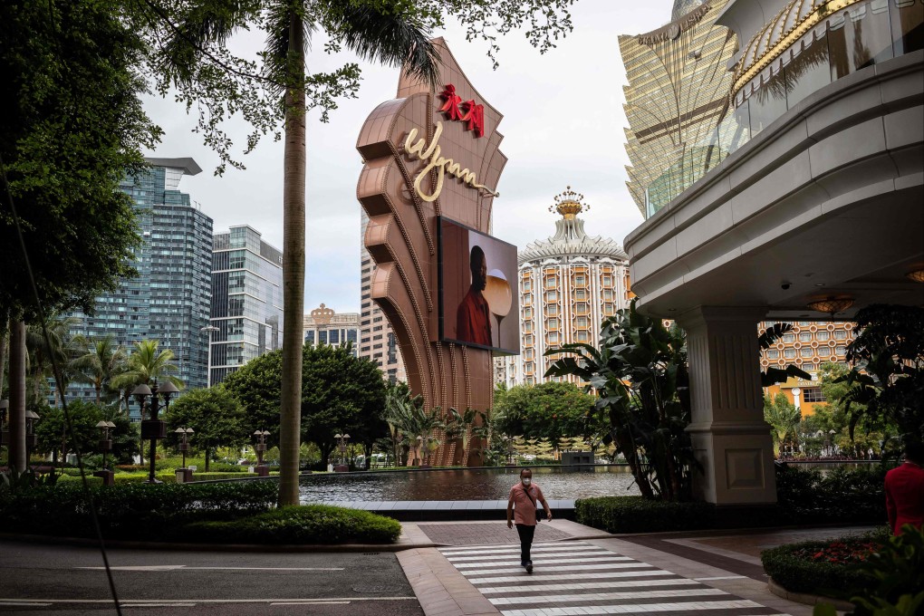 A view of the Wynn Casino in Macau. HSBC analysts said Wynn Macau could deliver an earnings growth of 191 per cent in 2024 as sectors like consumer discretionary and financials will be the main contributors to Chinese earnings growth. Photo:AFP