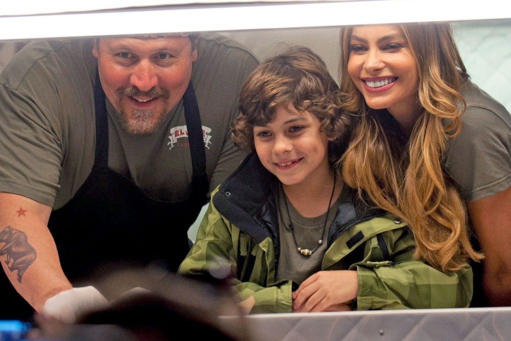 (From left) Jon Favreau, Emjay Anthony and Sofia Vergara in a still from Chef (2014). Food waste pioneer Carla Martinesi explains how the movie changed her life. Photo: Open Road Films