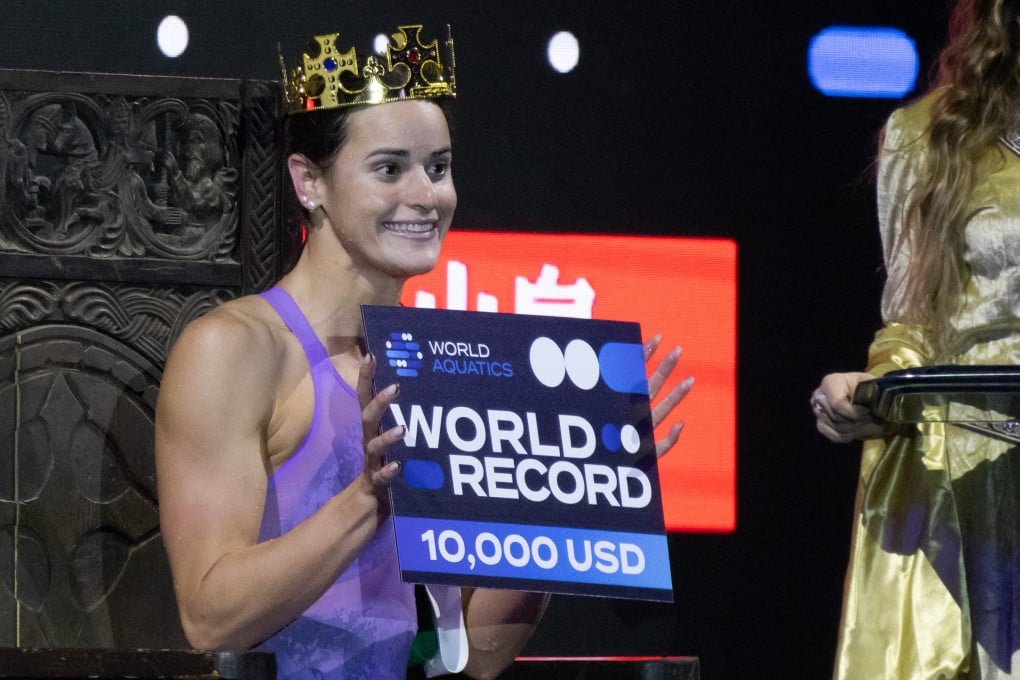 Kaylee McKeown won the women’s 50m backstroke in a record time at the World Aquatics Swimming World Cup 2023 in Budapest. Photo: Xinhua