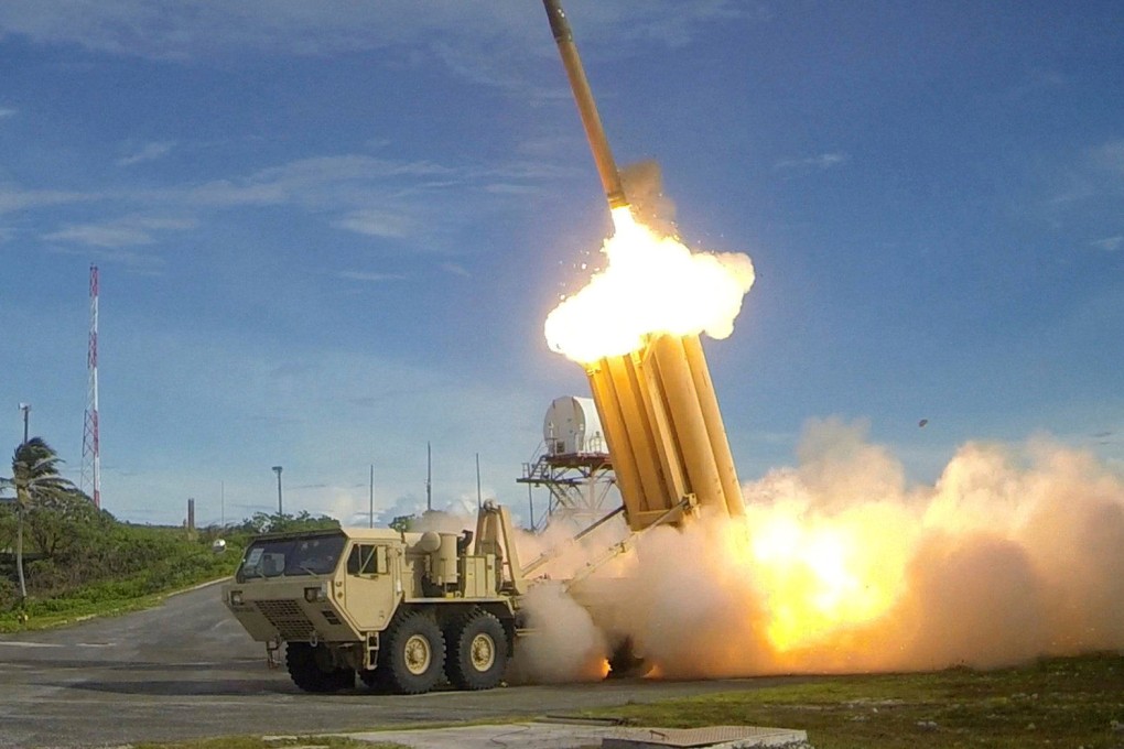 A Terminal High Altitude Area Defense (THAAD) interceptor is launched during a successful intercept test. Photo: Handout/Reuters
