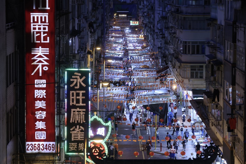 The night market on Temple Street is undergoing a revival effort. Photo: Jonathan Wong