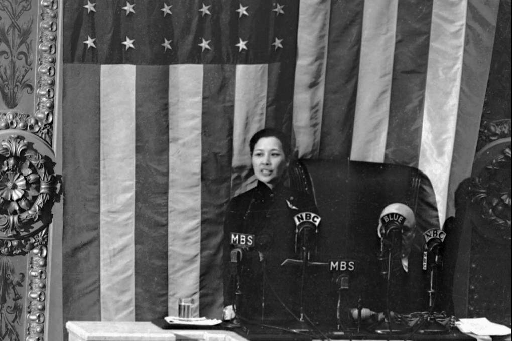 Soong Mei-ling speaks before Congress in Washington DC, February, 1943. Photo: AP