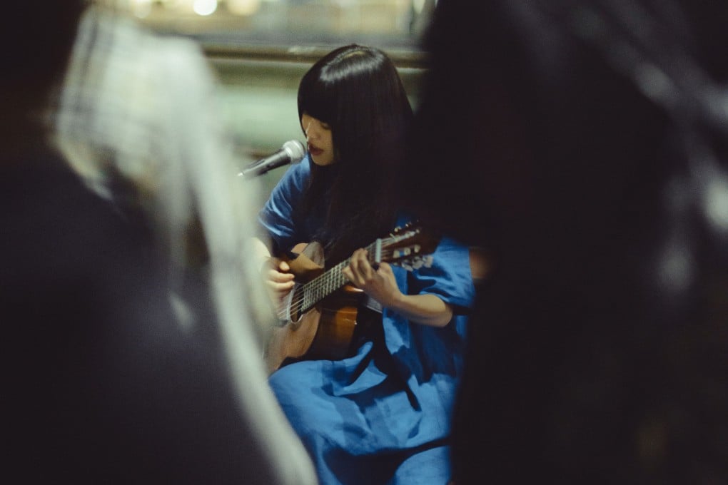 Aina the End in a still from “Kyrie” (category IIA; Japanese), directed by Shunji Iwai and co-starring Hokuto Matsumura and Suzu Hirose.