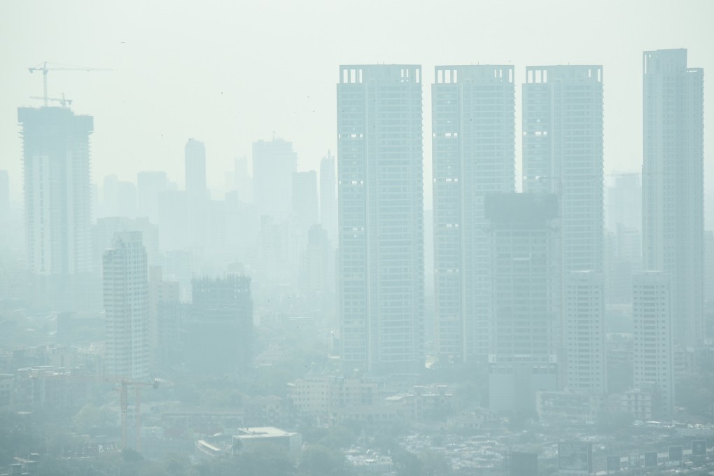 Buildings shrouded in smog in Mumbai in 2018. The Indian capital was the second most polluted city in the world on Monday. Photo: Xinhua