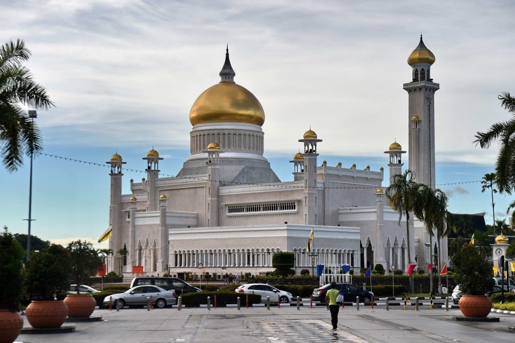 A view of Brunei’s Sultan Omar Ali Saifuddin mosque in Bandar Seri Begawan. Photo: AFP