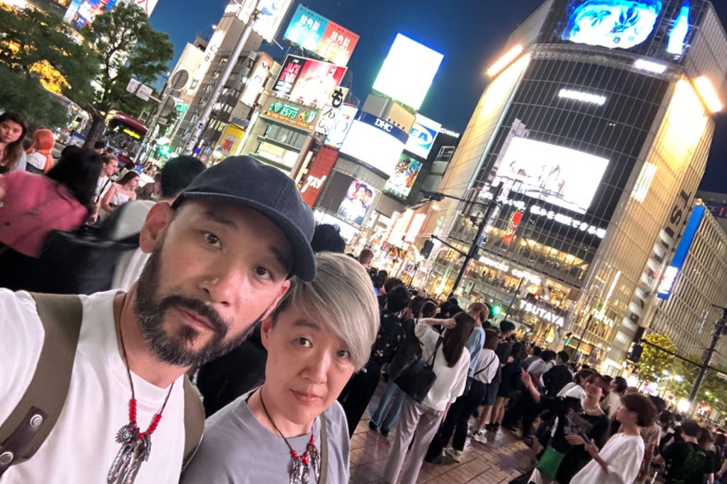 Beijing couple Ma Wenjie (right) and Zhao Yuliang in Tokyo in early September 2023. Photo: Ma Wenjie/Zhao Yuliang