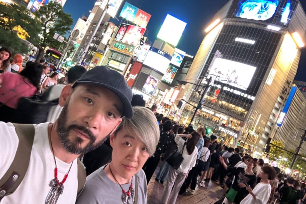 Beijing couple Ma Wenjie (right) and Zhao Yuliang in Tokyo in early September 2023. Photo: Ma Wenjie/Zhao Yuliang