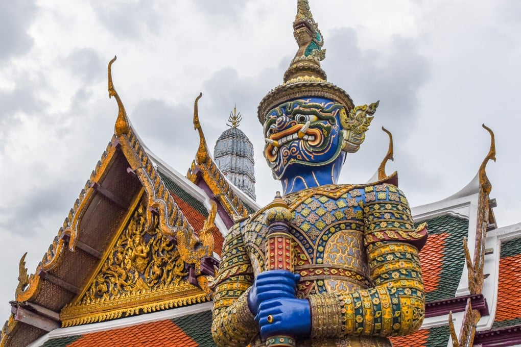 Statues and murals of Yaksha, mythological shape-shifting creatures that protect Thailand’s most sacred sites, including the Grand Palace (above), are found from Bangkok to Chiang Mai. Photo: Ronan O’Connell