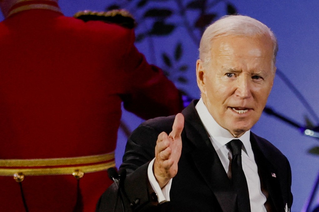 US President Joe Biden at the White House in Washington o Wednesday. Photo: Reuters