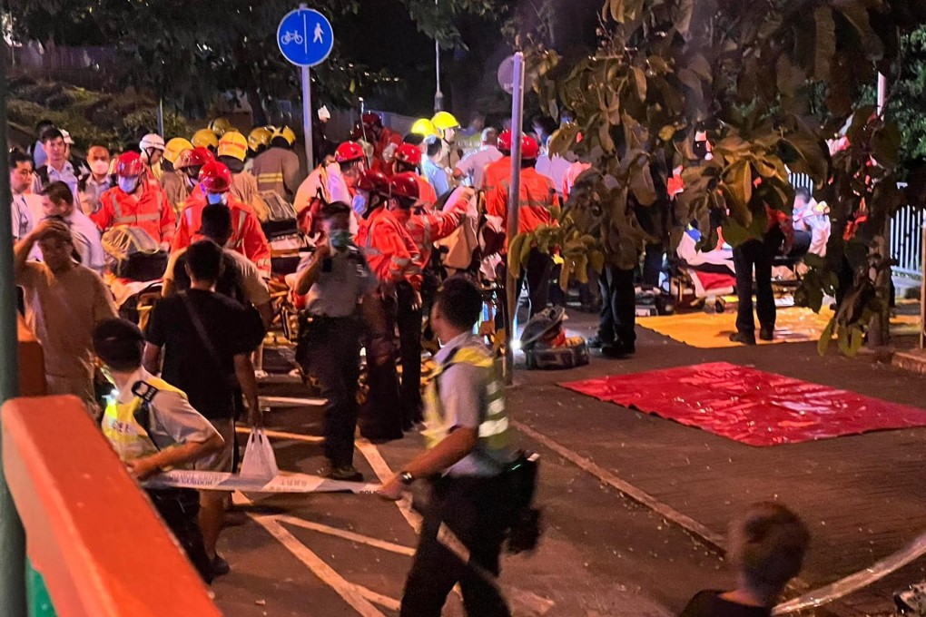 Among the 25 hurt in the collision, 22 suffered slight injuries. Photo: Facebook