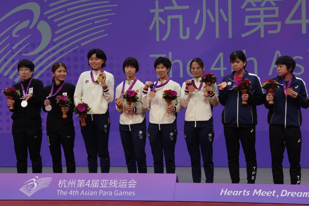 Hong Kong’s table tennis players added further medals to the city’s tally. Photo: China Hong Kong Paralympic Committee