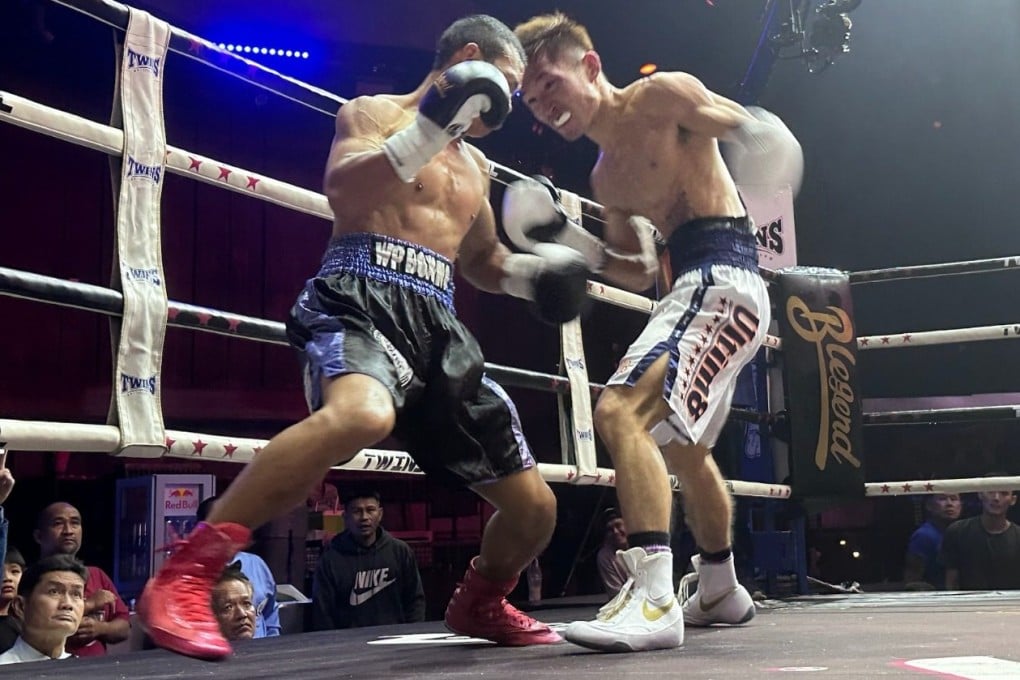 Raymond Poon (right) in action. Photo: Handout