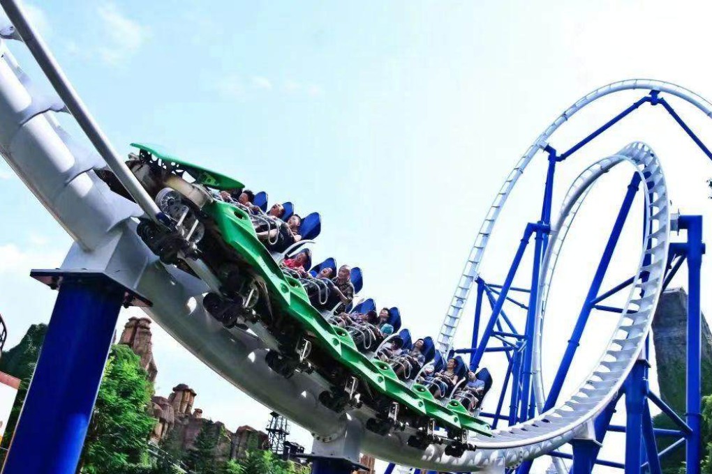 The crash happened on the Snowy Eagle roller coaster, which has been in operation for 11 years. Photo: Weibo/@Beijing News