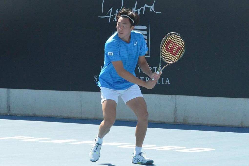 Coleman Wong during his match with Taro Daniel. Photo: Instagram/@coleman_wong