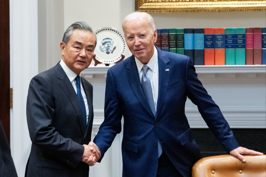 US President Joe Biden receives Chinese Foreign Minister Wang Yi at the White House on Friday. Photo: Xinhua