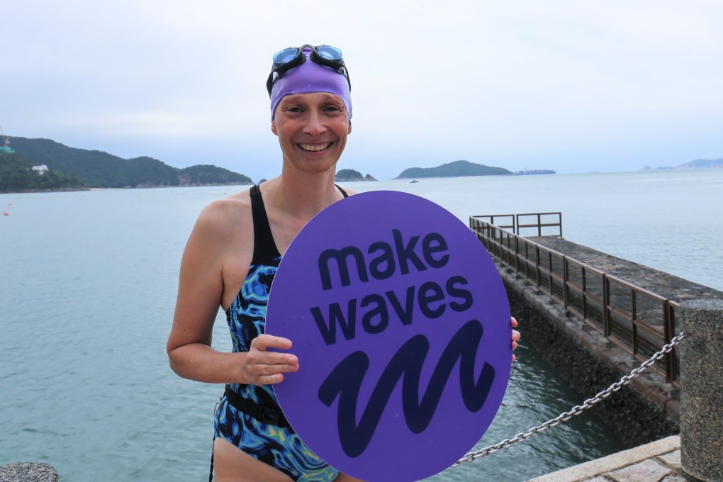 Breast cancer survivor Rachael Guan will take part in “Make Waves for Hong Kong”, a 45km multi-relay swim race around Hong Kong Island, on November 4. Swimming played a vital role in her rehabilitation after finishing chemotherapy and radiotherapy. Photo: Splash Foundation