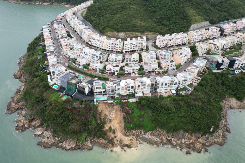 The black rainstorm last month exposed illegal structures. Photo: Dickson Lee