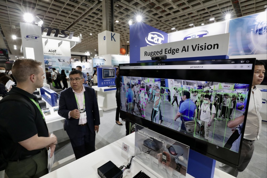 Taiwan’s tech industry continues to fuel the island’s economy, but high demand for AI applications has yet to translate into high levels of GDP growth. Photo: EPA-EFE