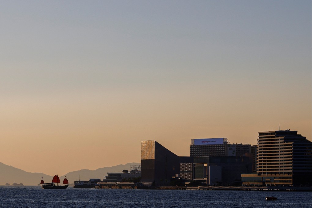 A tourist junk boat sails in Hong Kong’s Victoria Harbour on October 24. While inbound tourism and retail sales are picking up, Hong Kong’s economic outlook remains mixed at best. Photo: Reuters