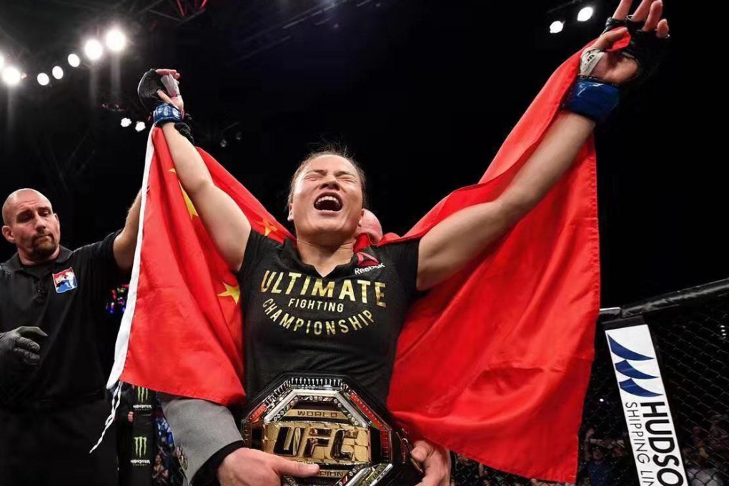 Zhang Weili defeated Jessica Andrade at UFC Fight Night in Shenzhen in 2019. Photo: Handout