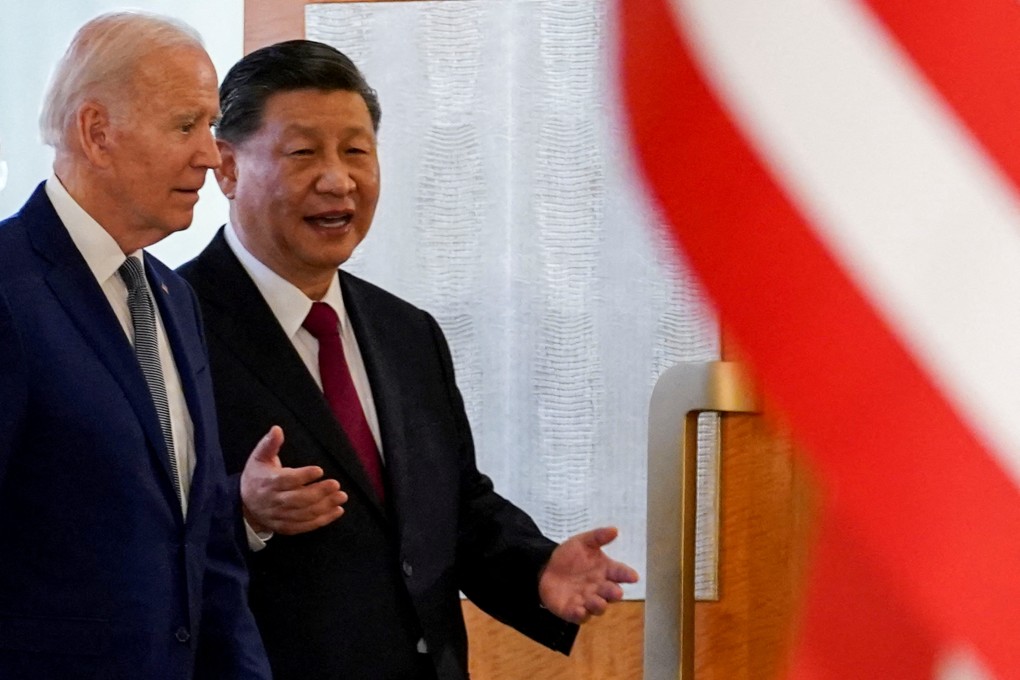 US President Joe Biden with Chinese President Xi Jinping on the sidelines of the G20 leaders’ summit in Bali, Indonesia, in November 2022. The White House has confirmed that the pair will meet again during this month’s Apec parley in San Francisco. Photo: Reuters
