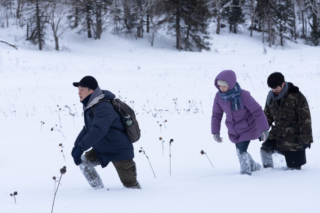 The Breaking Ice is a film about three young people in the mountains of Yanji, in northern China, musing on the trajectory of their lives and their feelings for one another. Director Anthony Chen said the scene showing them hiking up the mountain was one of his favourites. Photo: Canopy Pictures/Handout