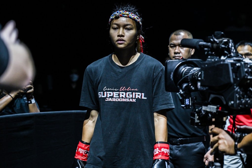 Supergirl heads to the ring to face Cristina Morales. Photos: ONE Championship