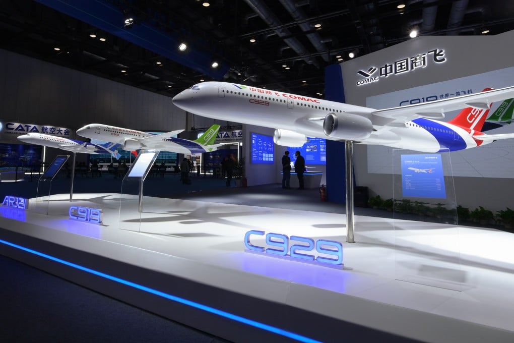 Media reports suggest Russia’s United Aircraft Corporation has dropped out of a partnership with Chinese planemaker Comac to develop a widebody passenger jet. Photo: XinHua