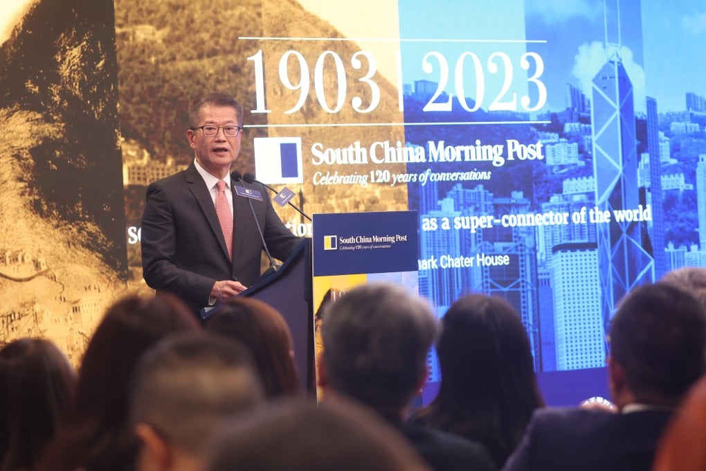 Financial Secretary Paul Chan Mo-po at a recent event marking SCMP’s 120th anniversary. Photo: Edmond So