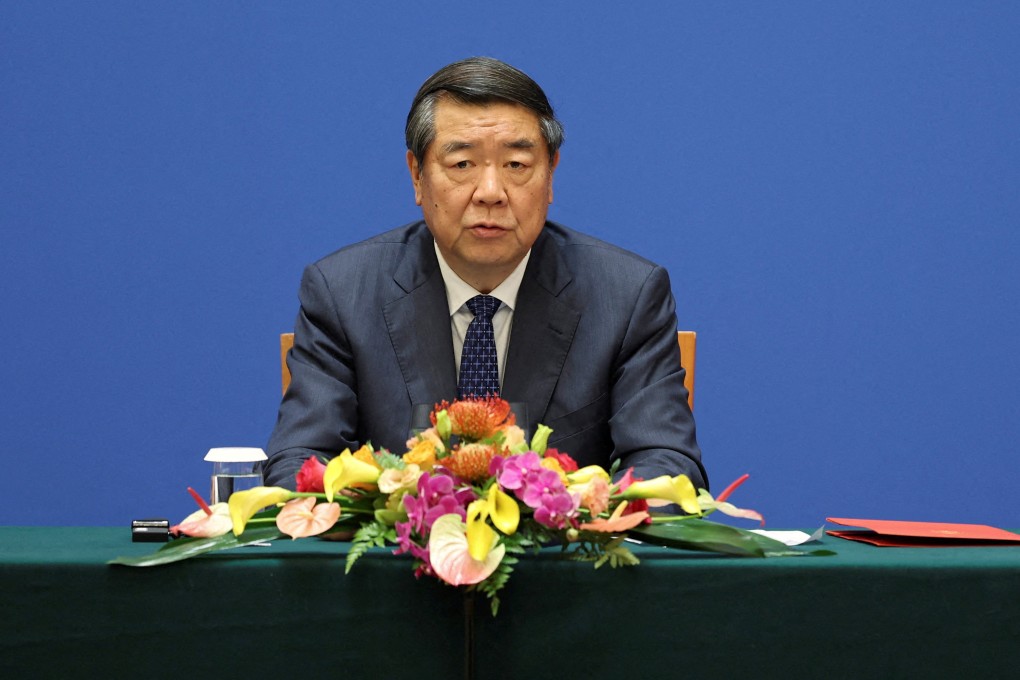 Chinese Vice-Premier He Lifeng attends a press conference following the 10th China-EU High-Level Economic and Trade Dialogue at the Diaoyutai State Guesthouse in Beijing on September 25, 2023. Photo: Reuters